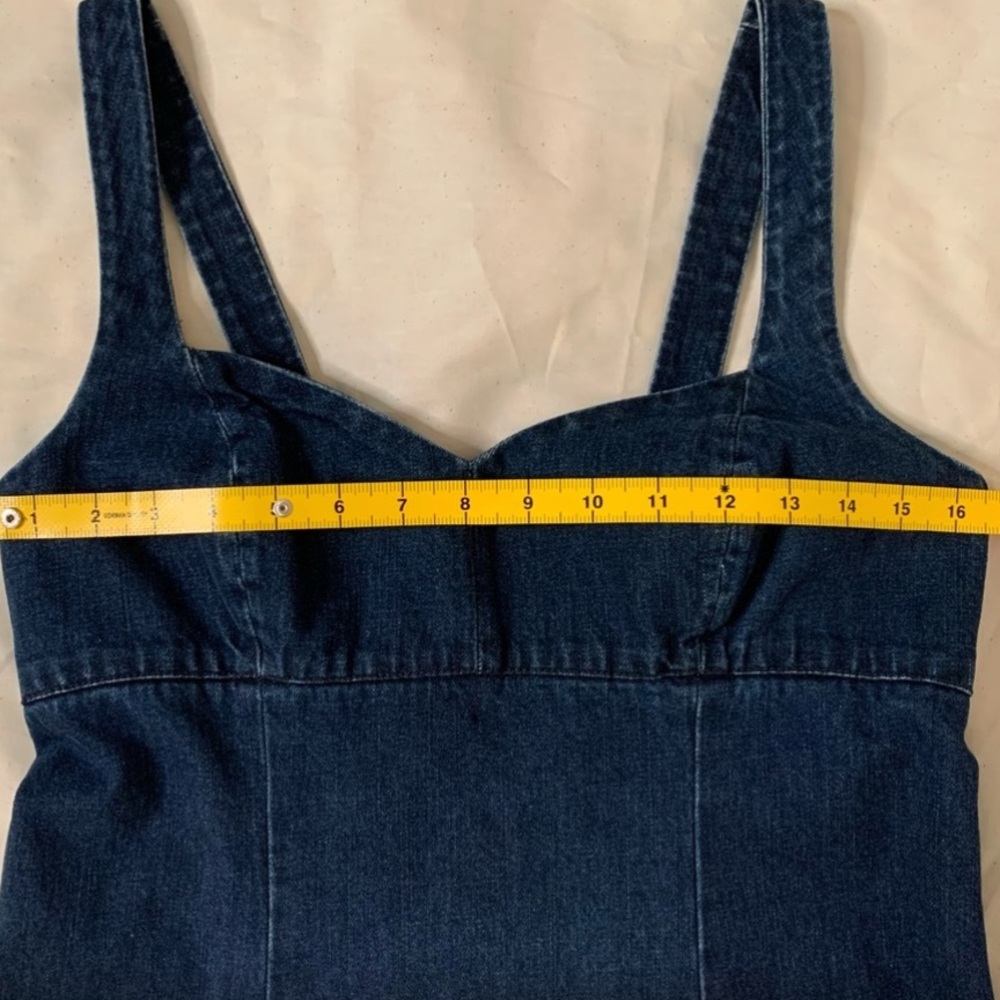 Anthropologie Holding Horses Denim Dress Size 6 - Picture 6 of 9